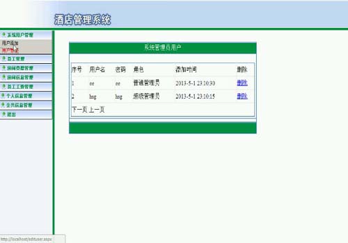 賓館管理-畢業(yè)設(shè)計(jì)
